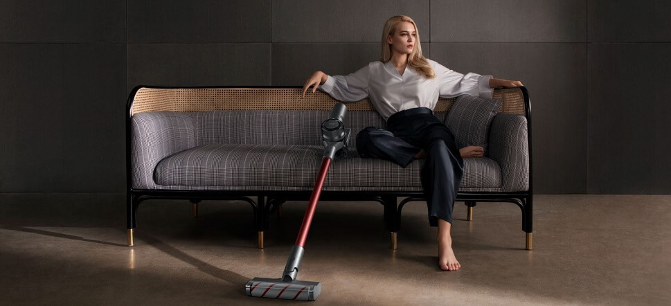 беспроводной пылесос в стильном дизайне