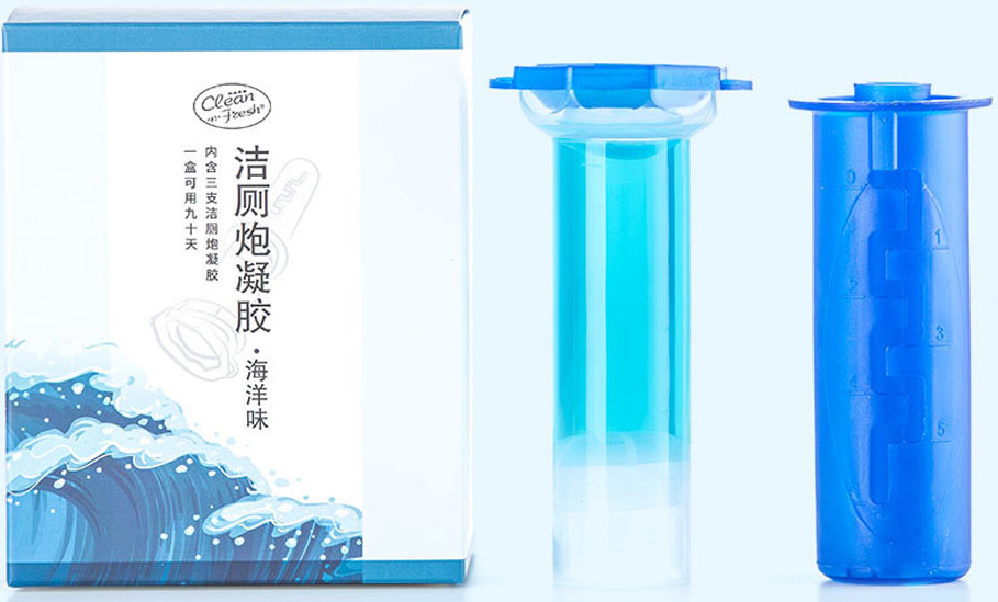 Освежающий гель для туалета Xiaomi Clean-n-Fresh Toilet Gun Gel Ocean фото 3