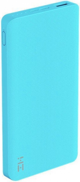 Внешний аккумулятор Xiaomi Mi Power Bank ZMI 10000 mah QB810 голубой фото 1
