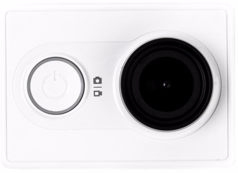 Экшн камера YI, белая + водонепроницаемый бокс фото 1