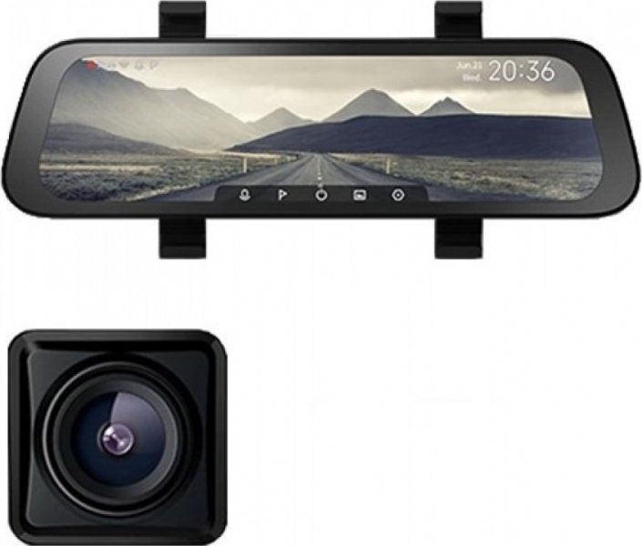 Видеорегистратор 70mai Rearview Dash Cam Wide (Midrive D07) в комплекте с ночной камерой заднего вида Midrive RC05 фото 1