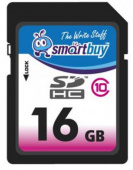 Карта памяти Smartbuy SDHC 16GB Class 10 - фото